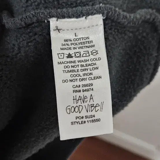 [BUNJANG] Stussy International Hoodie / L 스투시 인터내셔널 후드 티셔츠