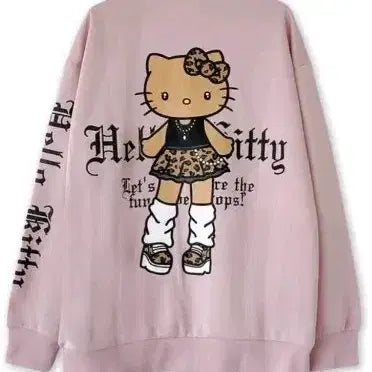 [BUNJANG] Hello Kitty Leopard Tanning Gyaru Long-Legged Zip-Up Jersey (New) / 새상품) 헬로키티 호피키티 태닝키티 롱다리키티 갸루키티 갸루 집업 져지