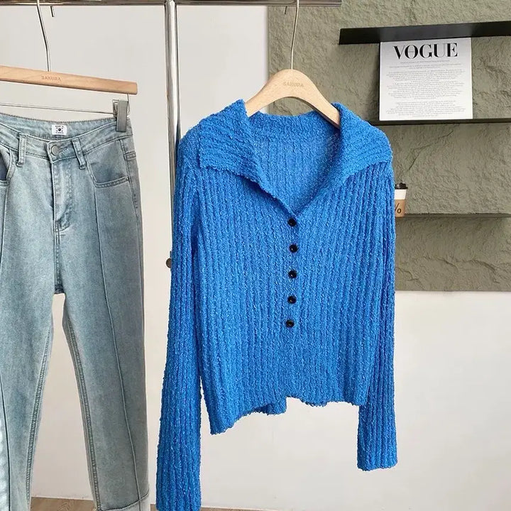 [BUNJANG] Photocard 4color Cardigan / (4color) 보카 가디건