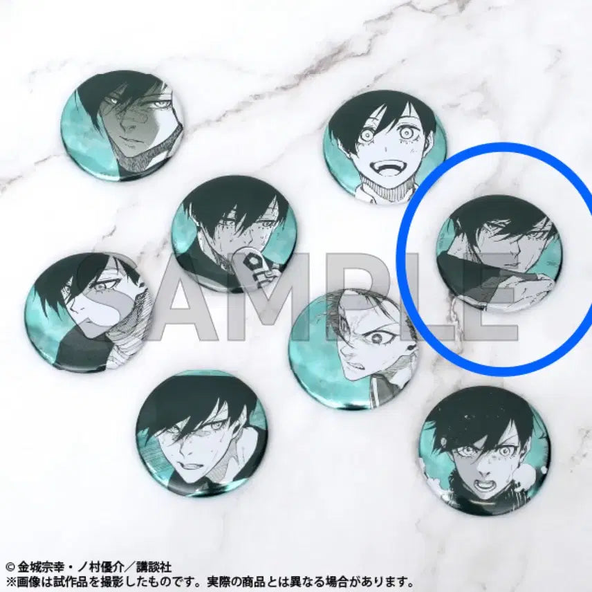 [BUNJANG] Blue Lock Itoshi Rin Original Art Can Badge / 블루록 이토시 린 원화 캔뱃지