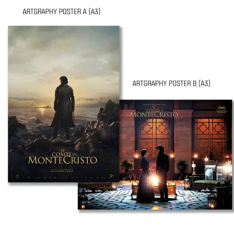 [BUNJANG] The Count of Monte Cristo Poster Set / 몬테크리스토 백작 포스터7종 세트 판매