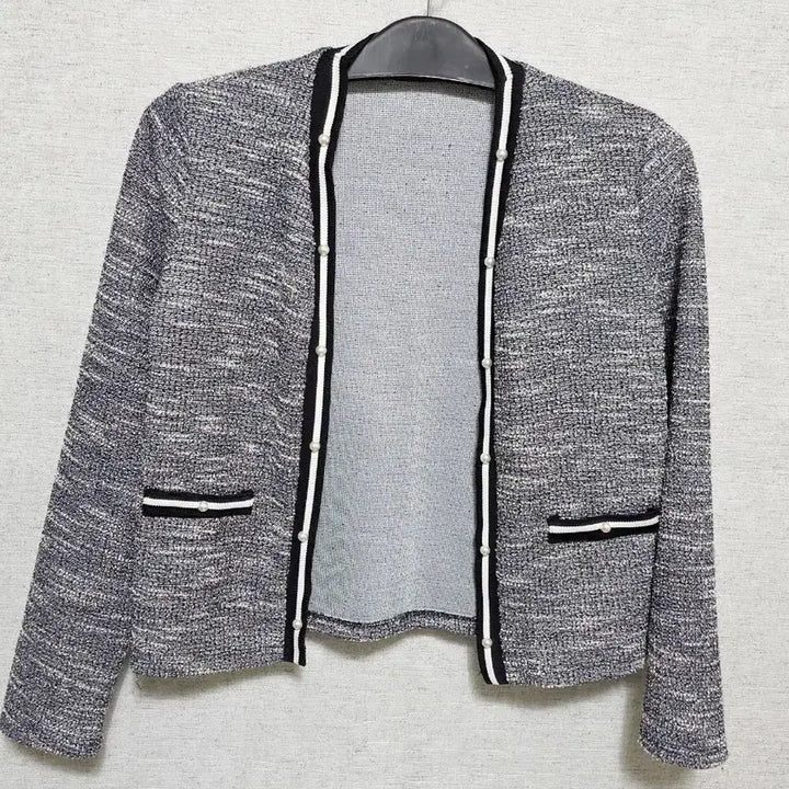 [BUNJANG] Tweed Pearl Point Jacket / 트위드 진주 포인트 자켓