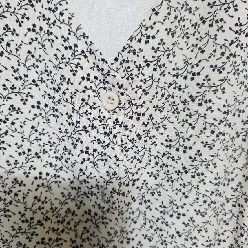 [BUNJANG] Floral Pattern Long Dress / 플라워 패턴 롱 원피스