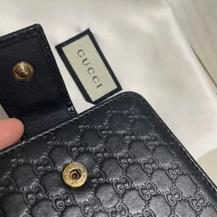 [BUNJANG] Gucci Microguccissima Zip Around Wallet Black / 구찌 마이크로시마 지퍼돌이 반지갑 블랙