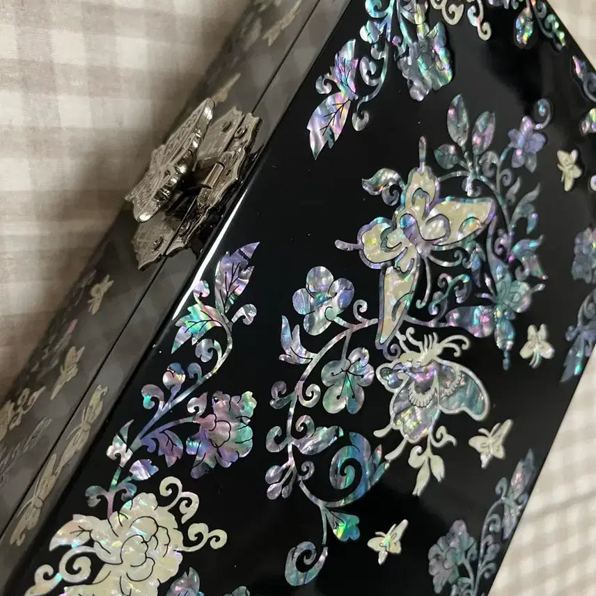 [BUNJANG] Halley Shell Box Set / 할리스 자개함 (오간자+조개스푼+노리개)