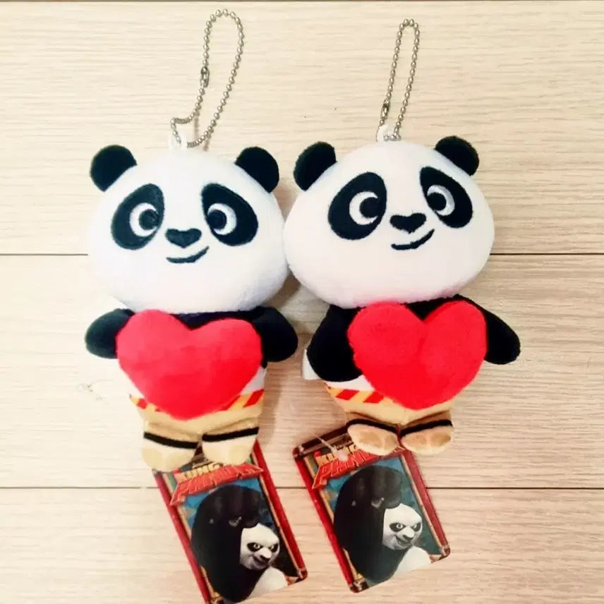[BUNJANG] Kung Fu Panda Heart Doll Keychain / 쿵푸팬더 하트인형 키링 팝니다~