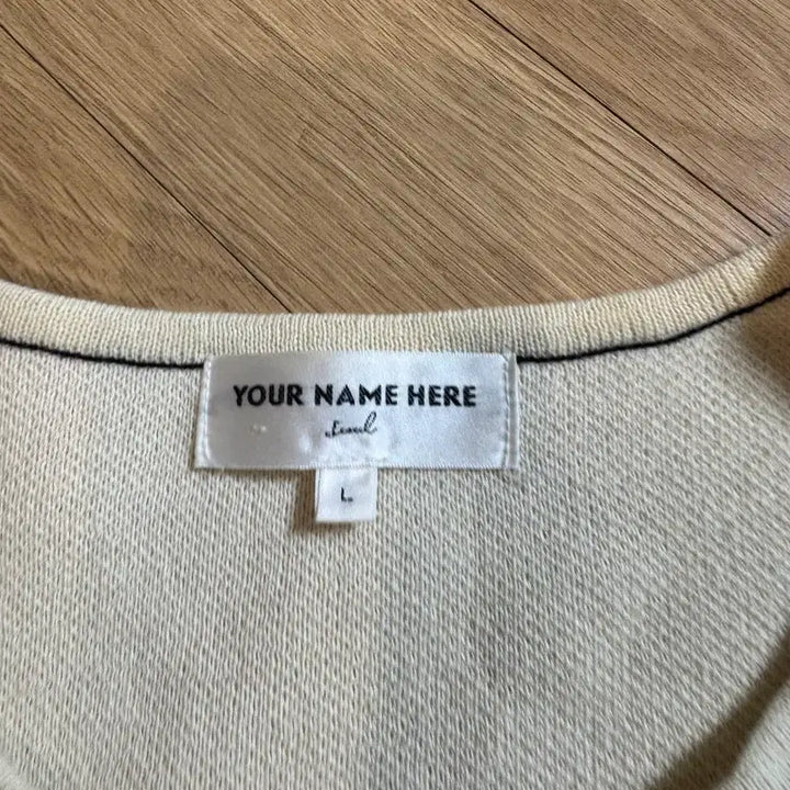 [BUNJANG] Unemi Your Name Here Short Sleeve Cardigan / 유네미 유어네임히얼 반팔 가디건
