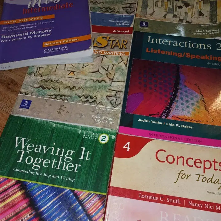 [BUNJANG] English Textbook Bundle Set / 영어 교재 (NorthStar Interactions waving it.