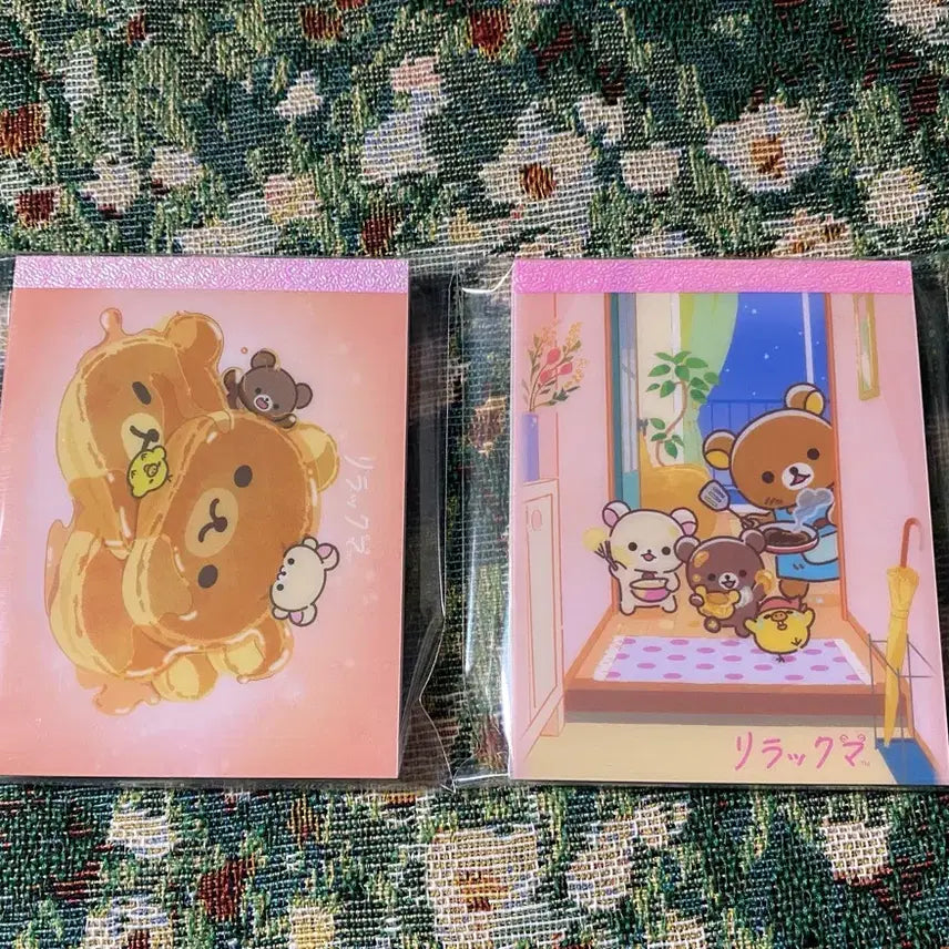 [BUNJANG] San-X Rilakkuma Mini Memo Pad Bundle Set / 산엑스 리락쿠마 미니 떡메모지 2종 일괄