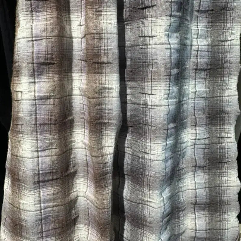 [BUNJANG] Rouge et Le Noir 3 Size Brown Checkered Shirt / 포터리 루즈드체크 브라운체크 3사이즈