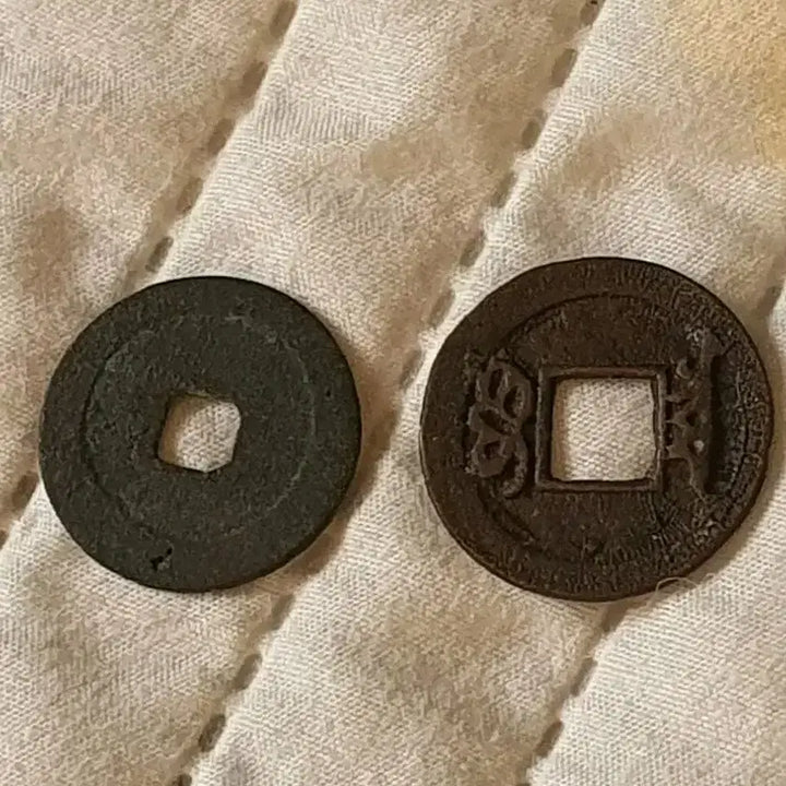 [BUNJANG] Antique Coin Set / 고전 동전 엽전 2개