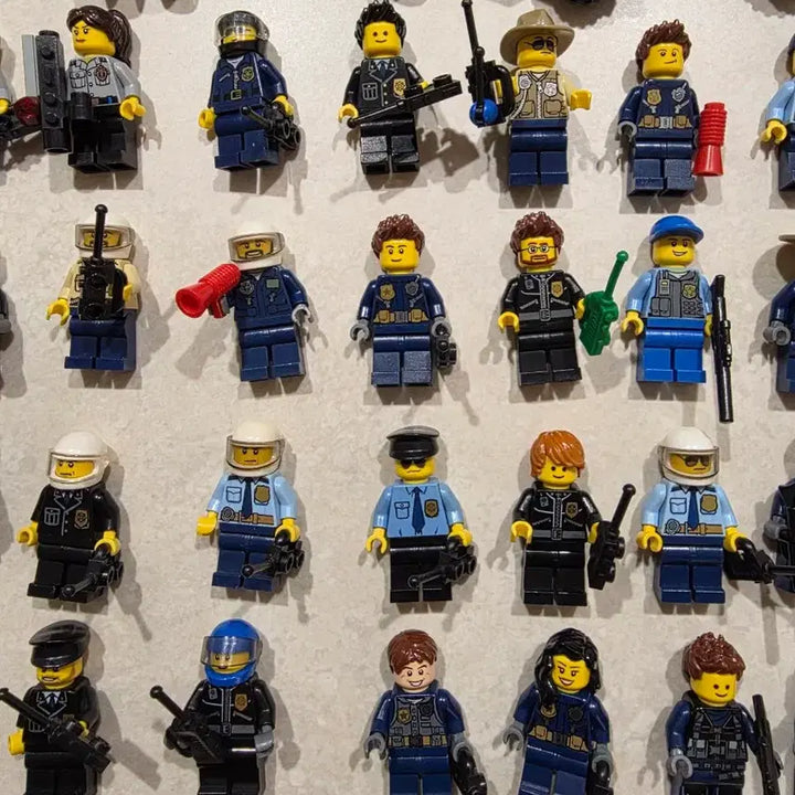 [BUNJANG] Lego City Policeman Minifigure Bundle Set / 레고 시티 경찰관 미니피규어 일괄 판매