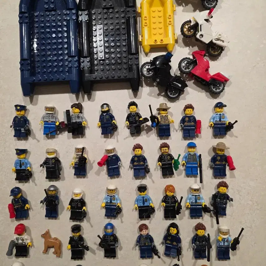 [BUNJANG] Lego City Policeman Minifigure Bundle Set / 레고 시티 경찰관 미니피규어 일괄 판매
