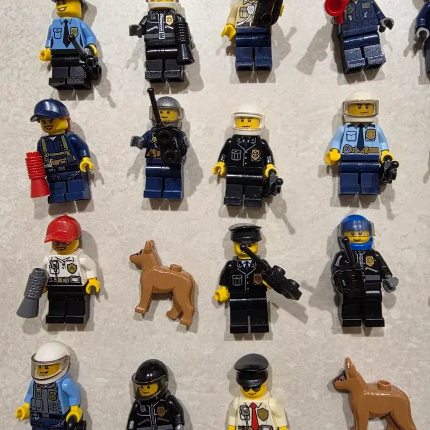 [BUNJANG] Lego City Policeman Minifigure Bundle Set / 레고 시티 경찰관 미니피규어 일괄 판매