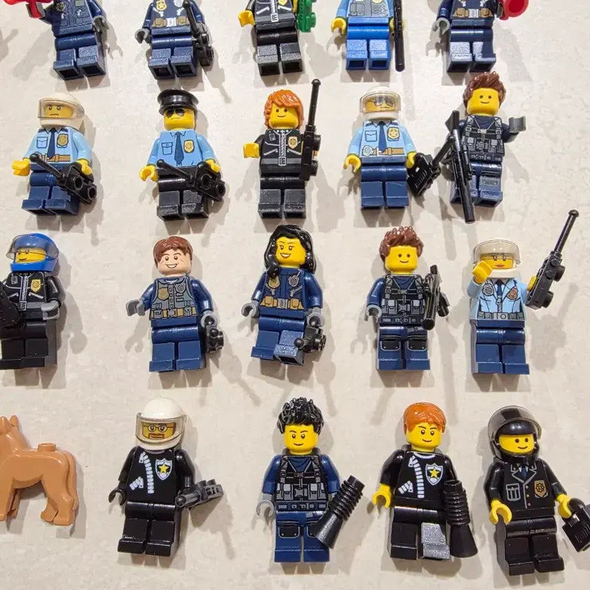 [BUNJANG] Lego City Policeman Minifigure Bundle Set / 레고 시티 경찰관 미니피규어 일괄 판매