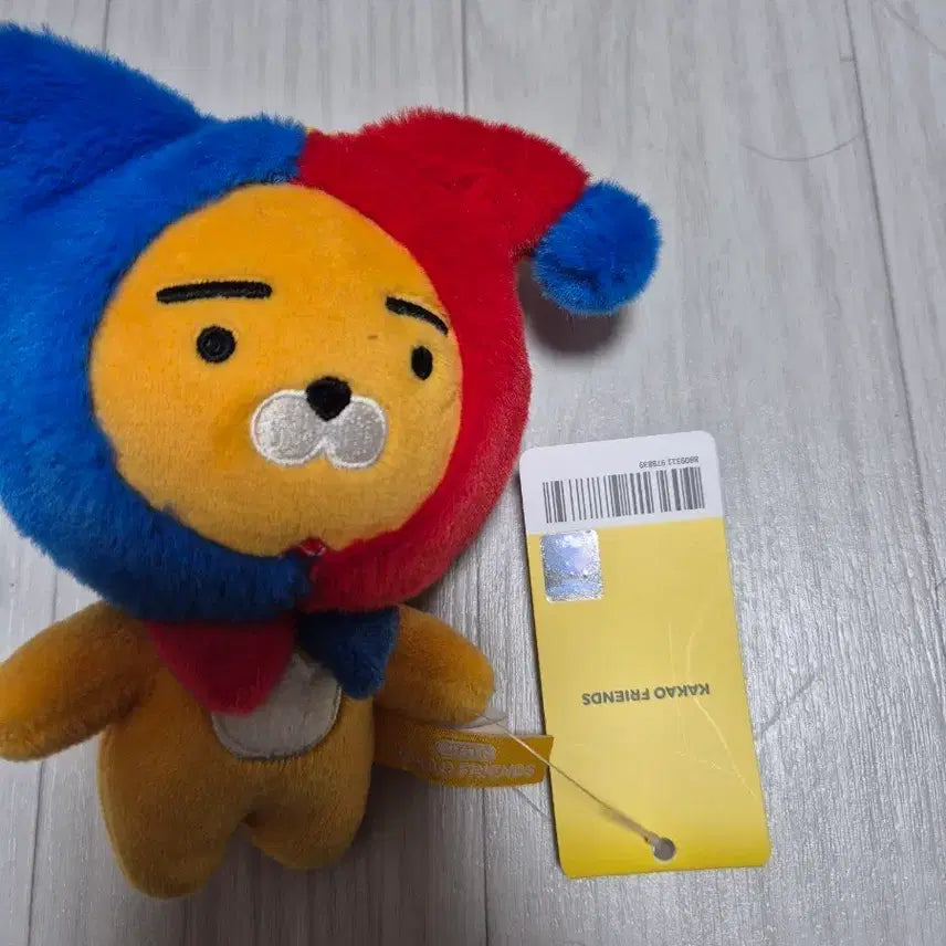 [BUNJANG] Kakao Friends Pierrot Ryan Keyring / 카카오프렌즈 삐에로 라이언 키링
