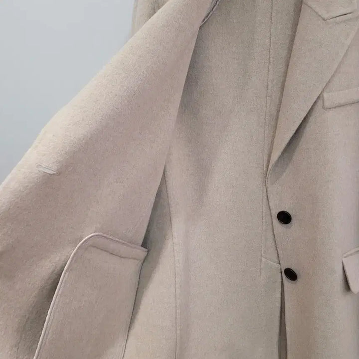 [BUNJANG] Ba&sh Beige Wool Cashmere Oversized Jacket / 바앤쉬 ba&sh 베이지 울 캐시미어 오버핏 자켓 M사이즈