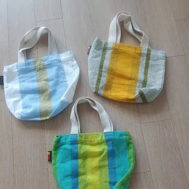 [BUNJANG] Origomi Mini Tote Bag Set / 오리고미니 면가방 3개 드립니다