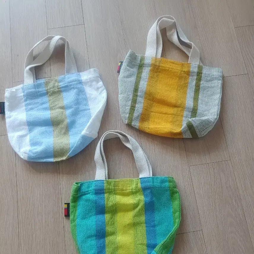 [BUNJANG] Origomi Mini Tote Bag Set / 오리고미니 면가방 3개 드립니다