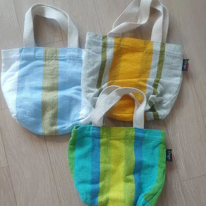 [BUNJANG] Origomi Mini Tote Bag Set / 오리고미니 면가방 3개 드립니다
