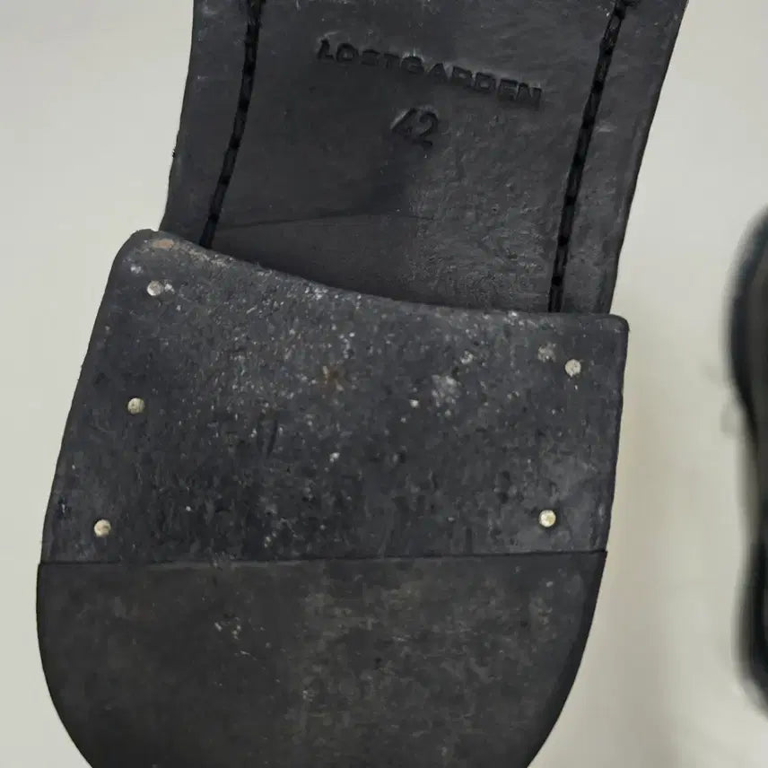 [BUNJANG] Lost Garden Uniform Washed Derby Shoes (270) / 로스트가든 유니폼 워시드 더비슈즈 42(270)