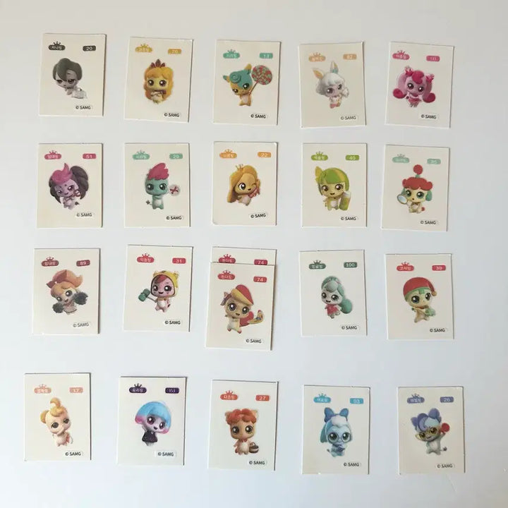 [BUNJANG] TINYPING Sticker Sealed/Unsealed / (뒤에더있음) 티니핑 띠부씰 양도