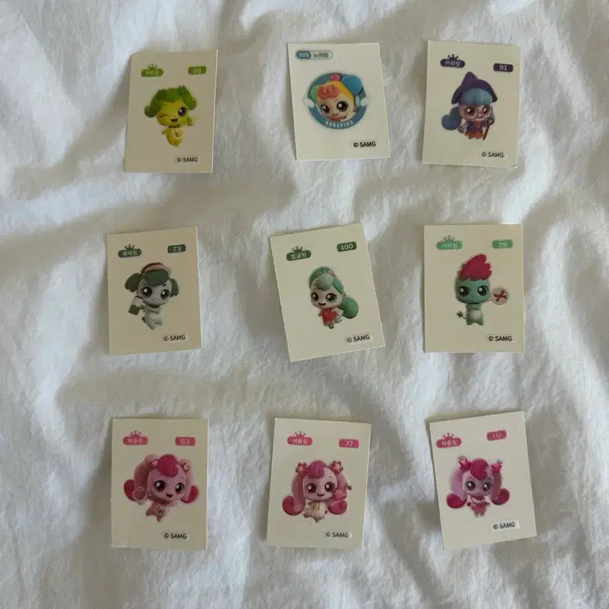 [BUNJANG] TINYPING Sticker Sealed/Unsealed / (뒤에더있음) 티니핑 띠부씰 양도
