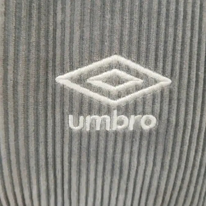 [BUNJANG] Umbro Corduroy Padded Jacket / 엄브로 코듀로이 패딩 점퍼 그레이 90세탁필요 자크손잡이파손저렴