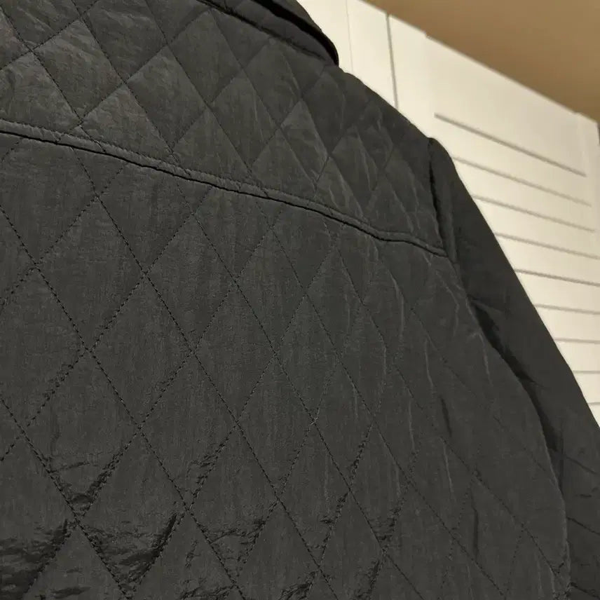 [BUNJANG] Black Quilted Crop Jacket / #새상품 : 누빔자켓 크롭 숏 스트링 블랙