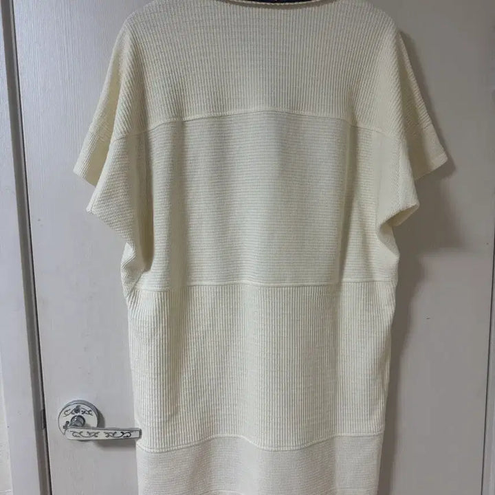 [BUNJANG] O'2nd Open Collar Knit Mini Dress / 한섬 오즈세컨 오픈카라 니트 미니 원피스