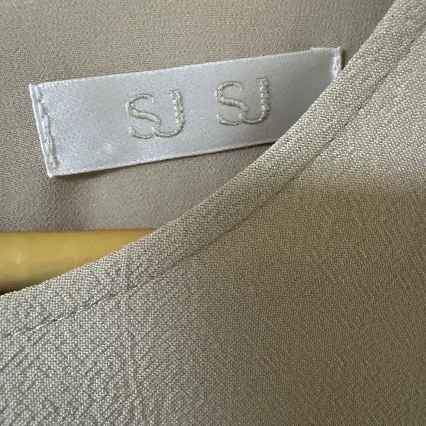 [BUNJANG] SJSJ Ivory Strap Dress / 한섬 SJSJ 아이보리색 끈 원피스