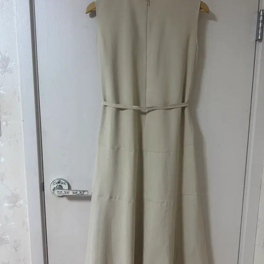 [BUNJANG] SJSJ Ivory Strap Dress / 한섬 SJSJ 아이보리색 끈 원피스