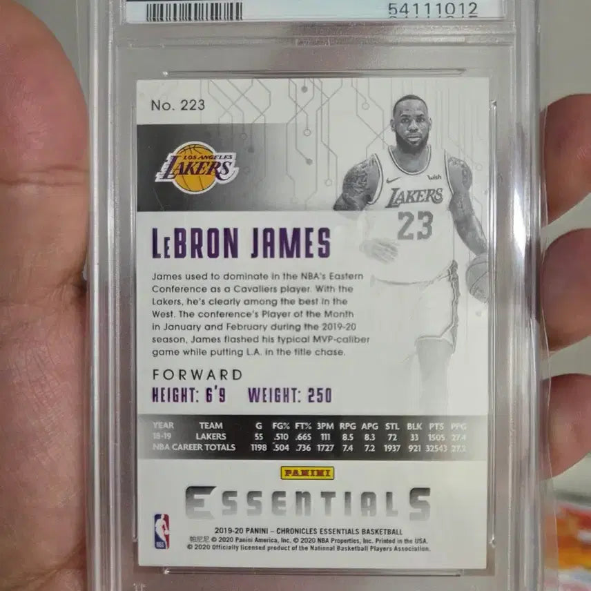 [BUNJANG] 2019 Panini LeBron James Card PSA 10 / 2019 파니니 르브론 제임스 카드 PSA10
