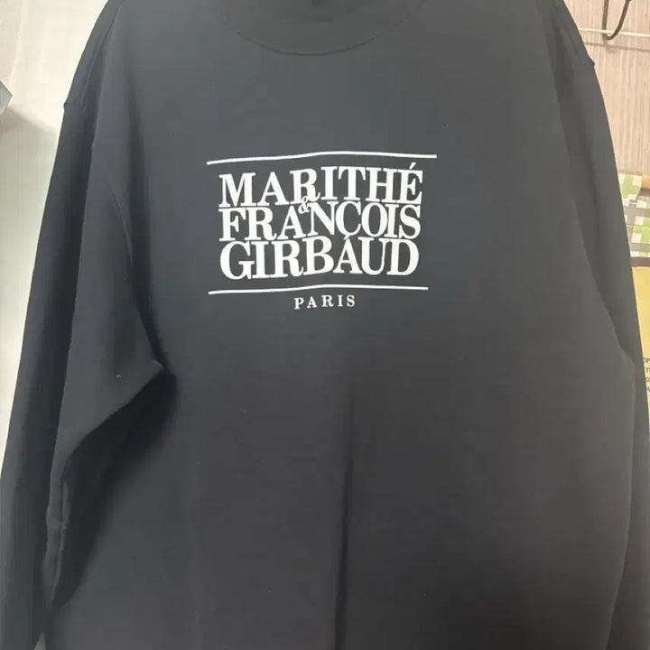 [BUNJANG] Marithe Francois Girbaud Black Sweatshirt / 마리떼 프랑소와 저버 블랙 맨투맨