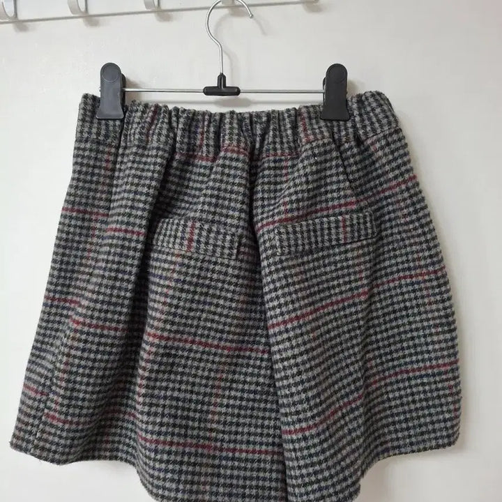 [BUNJANG] Check Pattern Wrap Skirt Pants / 체크 패턴 랩바지스커트27~29
