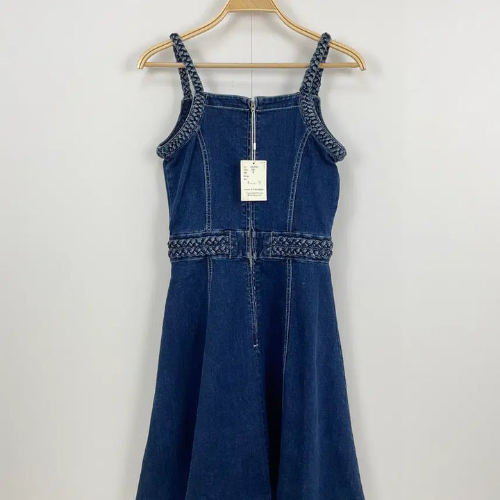 [BUNJANG] EmiriaWiz Braided Denim Mini Dress / 에미리아위즈(EmiriaWiz) 브레이디드 데님 미니 원피스