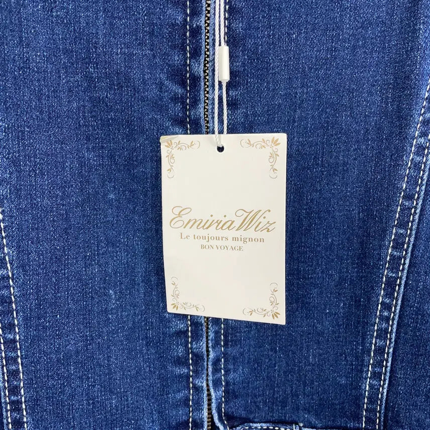 [BUNJANG] EmiriaWiz Braided Denim Mini Dress / 에미리아위즈(EmiriaWiz) 브레이디드 데님 미니 원피스