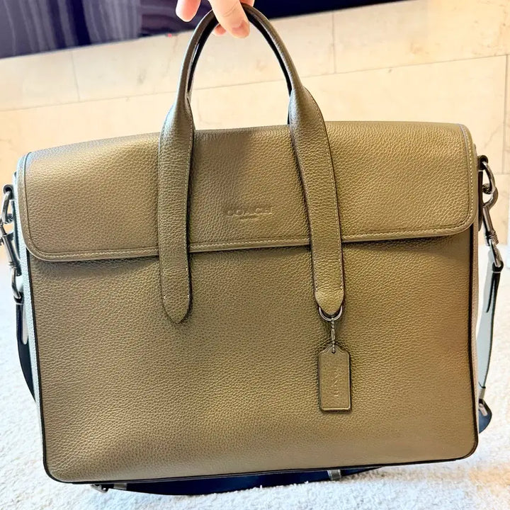 [BUNJANG] Coach Sullivan Briefcase / COACH 설리반 포트폴리오 브리프 서류가방 (코치)_올리브