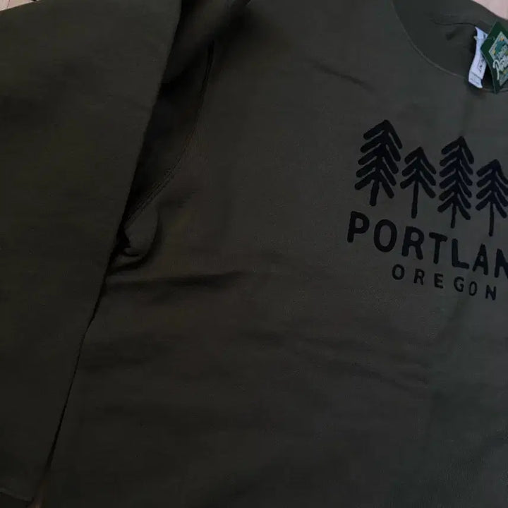 [BUNJANG] Portland Oregon Fleece Sweatshirt L / 포틀랜드 오레곤 기모 맨투맨 L