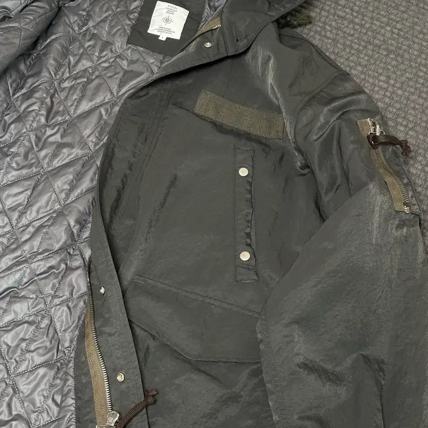 [BUNJANG] Envelope Modspaka Charcoal Olive 4 / 엔벨로프 모즈파카 차콜올리브 4