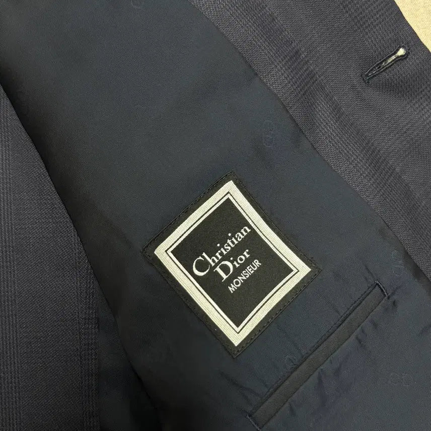 [BUNJANG] Christian Dior Japan Vintage Check Blazer Jacket 100 / 크리스챤디올 재팬 빈티지 체크 블레이저 자켓 100
