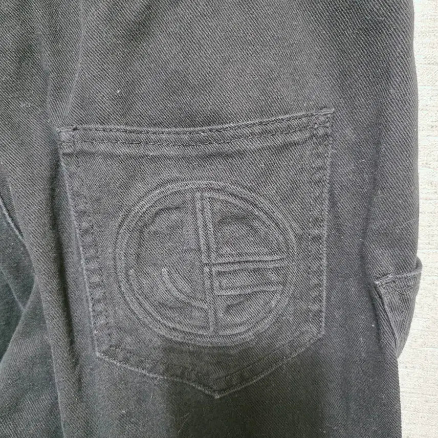 [BUNJANG] ADWS Curved Cargo Pants Black / 에이디더블유에스 입체 포켓 커브드 카고 팬츠 블랙