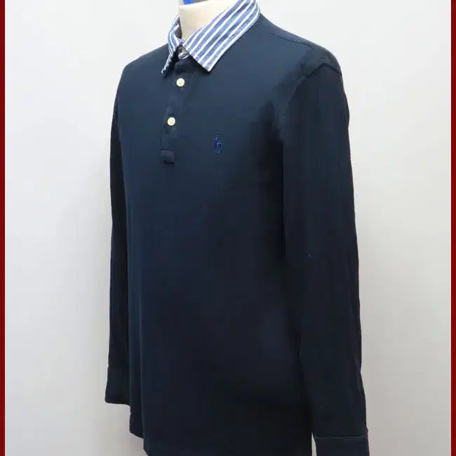 [BUNJANG] Hazzys Black Polo Shirt (Size 100) / 헤지스/검정색 카라티셔츠/100사이즈/따봉구제(D-12)