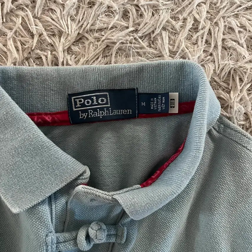 [BUNJANG] Polo Ralph Lauren China Collar Polo Shirt / 폴로 랄프로렌 clot 차이나 칼라 반팔 폴로셔츠