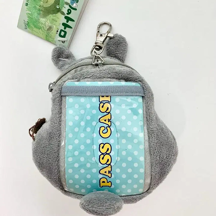 [BUNJANG] Ghibli Totoro Plush Relpass Case Card Wallet / 이웃집토토로 봉제인형 릴패스 케이스 동전 교통 카드지갑 지브리(새상품)