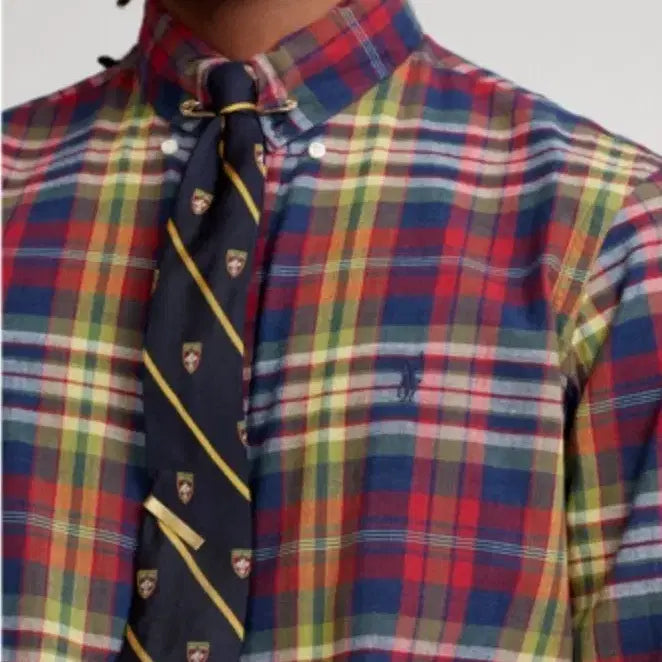 [BUNJANG] Polo Ralph Lauren Madras Check Shirt / 폴로 랄프로렌 신형 마드라스 체크셔츠 QR S