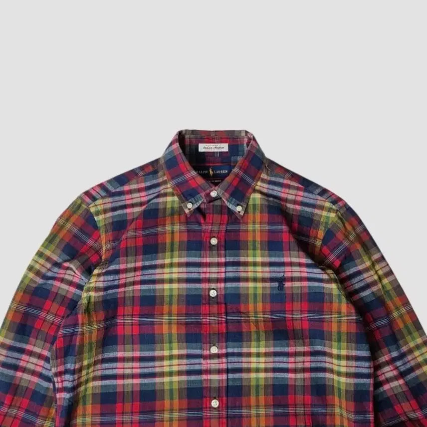 [BUNJANG] Polo Ralph Lauren Madras Check Shirt / 폴로 랄프로렌 신형 마드라스 체크셔츠 QR S