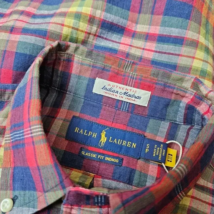 [BUNJANG] Polo Ralph Lauren Madras Check Shirt / 폴로 랄프로렌 신형 마드라스 체크셔츠 QR S
