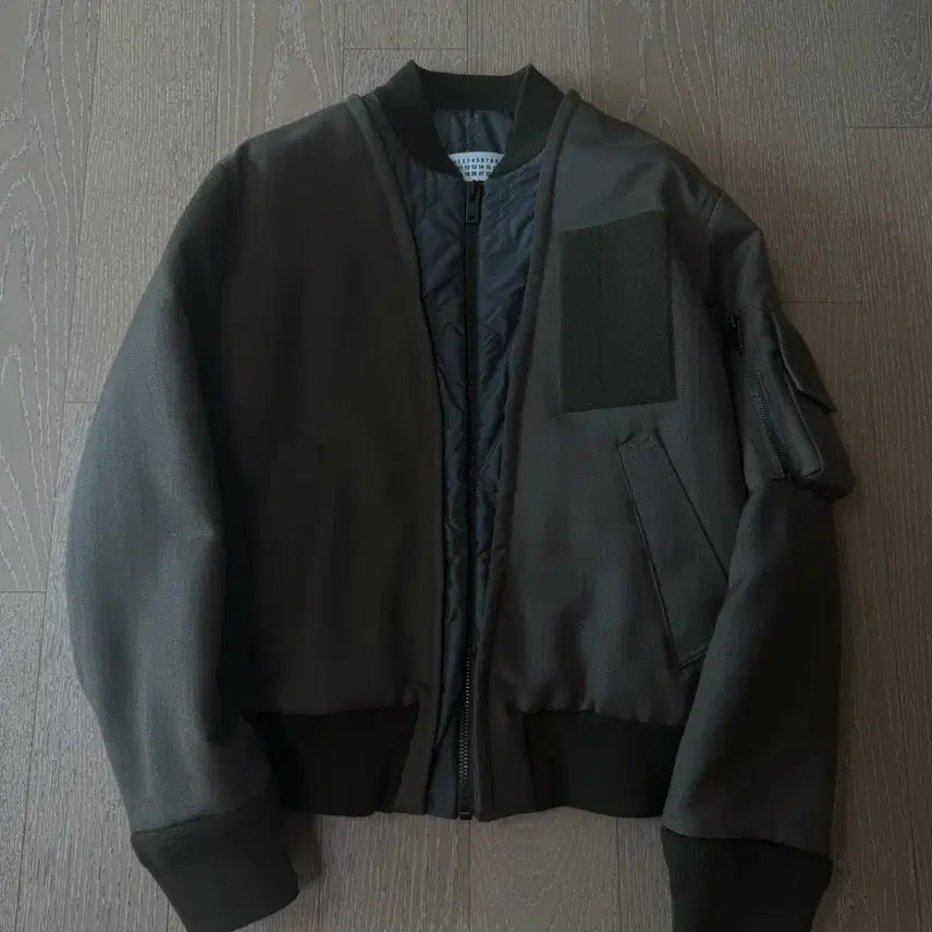 [BUNJANG] Maison Margiela Wool Bomber Jacket 52 / 마르지엘라 울 보머 점퍼 52