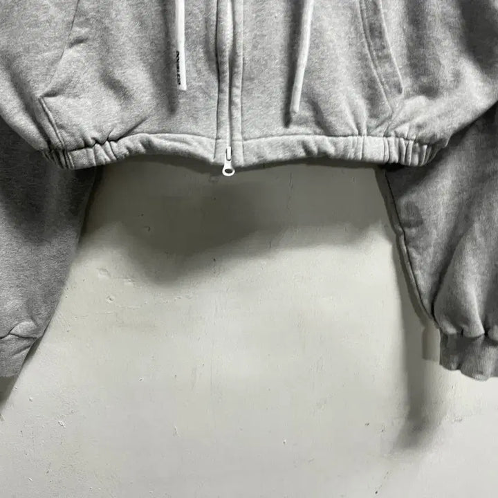 [BUNJANG] Double JD Loose Fit Crop Hoodie Zip-up (Authentic) / 55-66 더블제이디 루즈핏 크롭 후드집업 정품